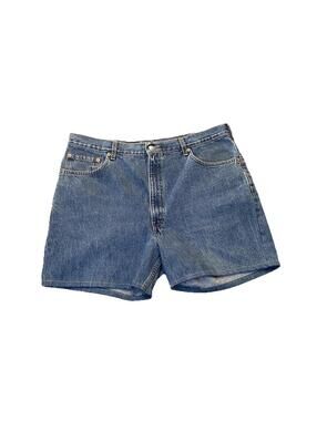 Levis 550 Denim Blue Shorts Mens Size 42 32 Blue Relaxed Fit Tapered Leg Canada
